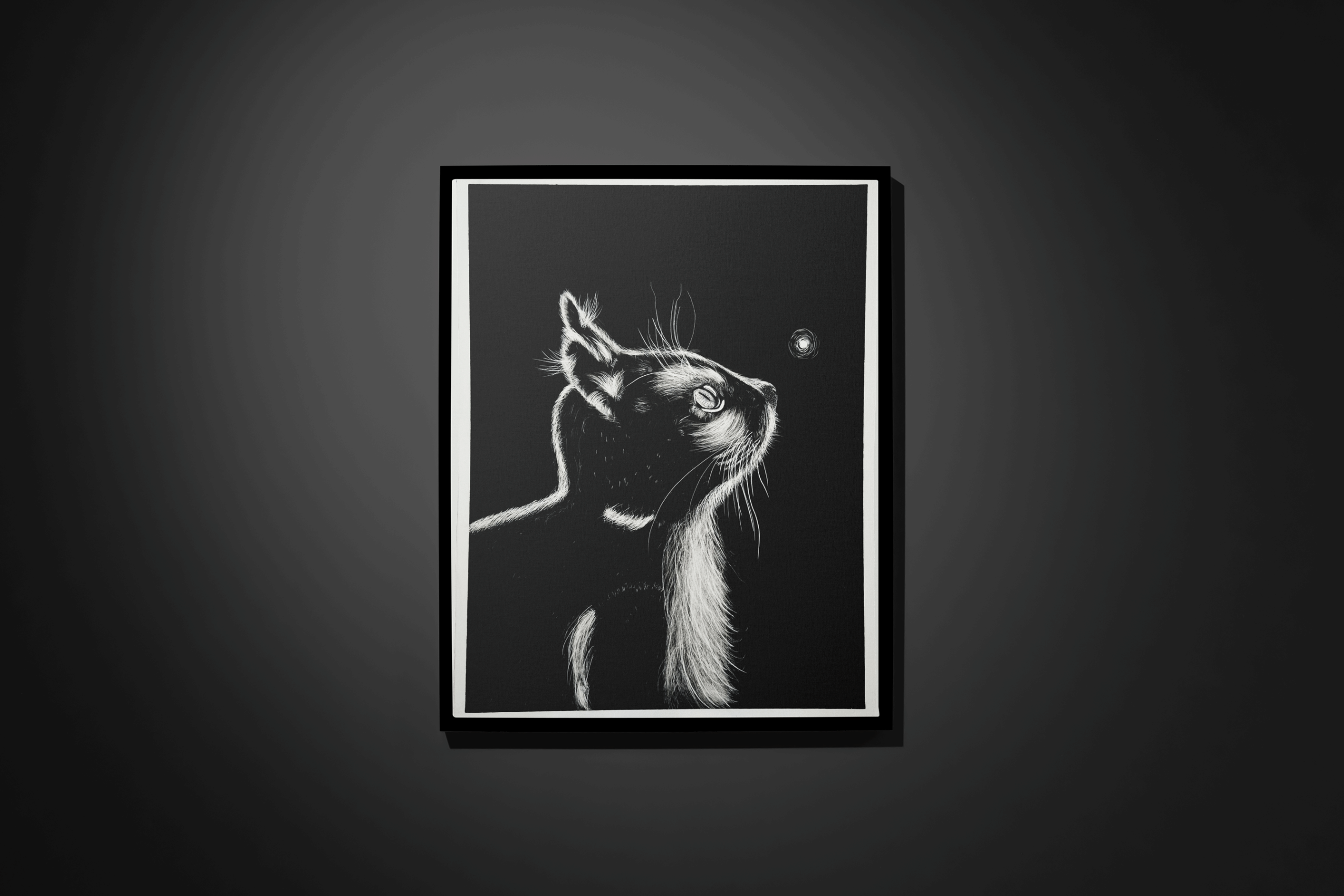 Ilustración Scratchboard